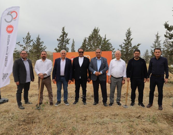 UBP 50. Yıl Ormanı’na Fidanlar Dikildi